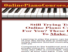 Tablet Screenshot of onlinepianocourses.com